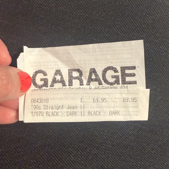 Garage Women's High Rise Jeans - Black - Picture 6 of 6